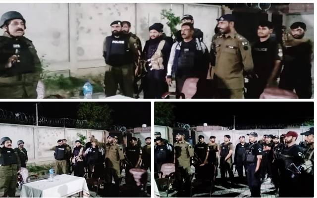 پولیس اور دہشت گردوں کے درمیان مقابلہ، شدید فائرنگ کے باعث دہشت گرد فرار