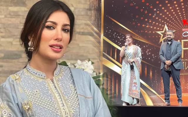مہوش حیات کا ایوارڈ تقریب سے خطاب،فلسطین کی حمایت میں بول پڑیں 