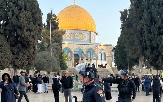  اسرائیل نے مسجد اقصیٰ میں مسلمانوں کے داخلے پر پابندی لگا دی