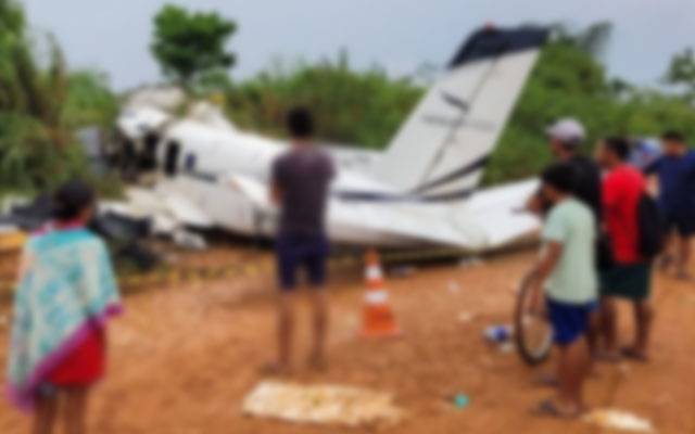  برازیل; طیارہ گر کر تباہ, 12 افراد ہلاک 