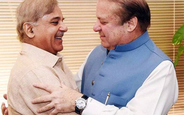 قائد مسلم لیگ ن نوازشریف سے شہبازشریف کی ملاقات، ملکی سیاسی صورتحال پر بات چیت 