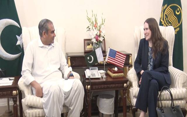 وزیراعلیٰ سےامریکی قونصل جنرل کی ملاقات، باہمی دلچسپی کےامور پرتبادلہ خیال کیا 