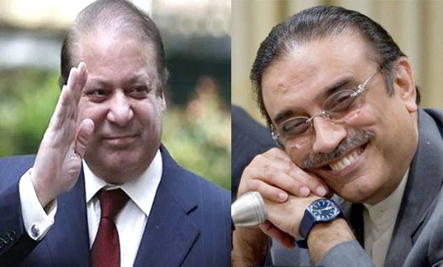  نوازشریف اور آصف زرداری کے درمیان ٹیلیفونک رابطہ،عوام کو ریلیف دینے کیلئے اہم فیصلے