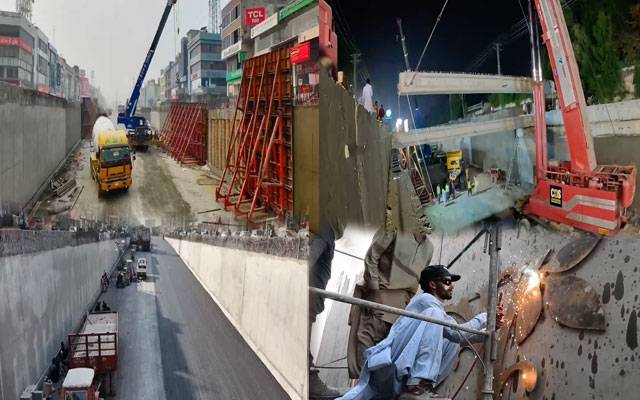 خالد بٹ چوک انڈر پاس تکمیل کے آخری مراحل میں داخل