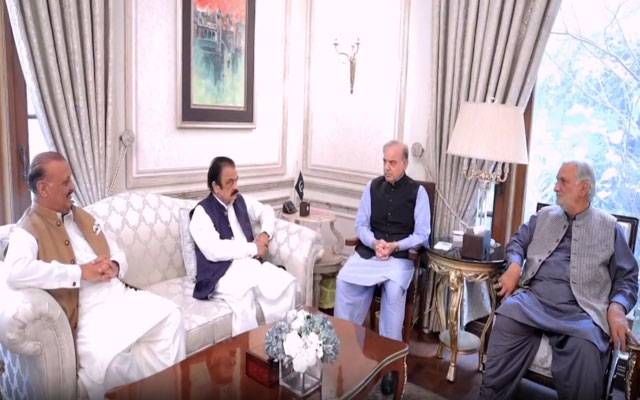 شہباز شریف کی سینئیر پارٹی رہنماؤں اور سابق ارکان قومی اسمبلی ملاقات