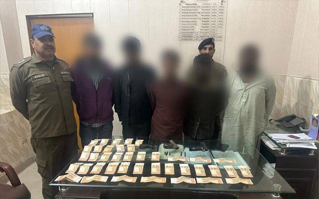 لاہور ؛ پولیس کی بڑی کارروائی، 5 رکنی ڈکیت گینگ گرفتار
