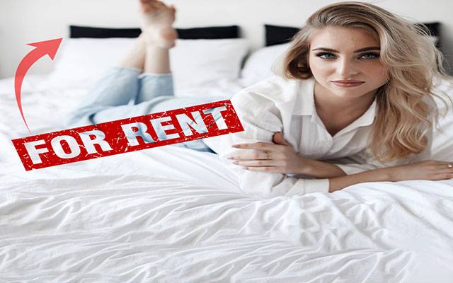 خاتون نےآدھا بستر کرائےپردینےکا اشتہار لگا دیا