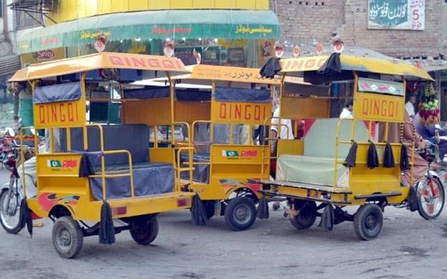 بغیر نمبر پلیٹ چنگ چی رکشوں کیخلاف کریک ڈاؤن شروع
