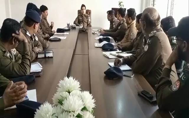 ایس پی ڈولفن کی زیر صدارت اجلاس،سٹریٹ کرائم کنٹرول کرنے کے حوالے سے تبادلہ خیال 