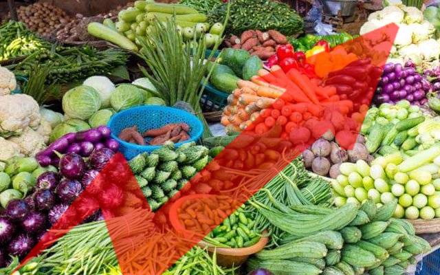 سبزیوں کی قیمت میں اضافہ ، دکاندار 20 سے پچاس روپے بڑھا کر سبزی فروخت کرنے لگے