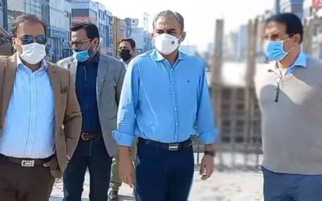 وزیراعلیٰ پنجاب کا شاہدرہ چوک کا دورہ،کام کی رفتار میں سست روی پر برہم ہوگئے 