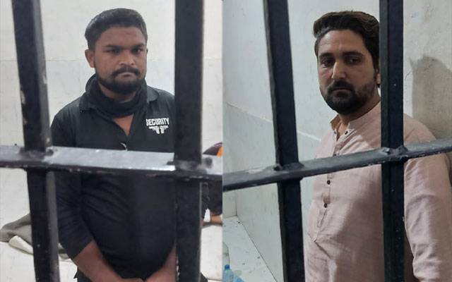  ہوائی فائرنگ کرنے والے دو افراد گرفتار