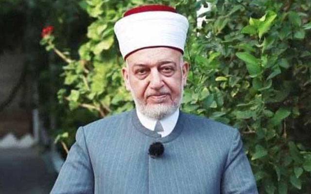 اسرائیلی فوج کی وحشیانہ بمباری کے نتیجے میں مسجد اقصیٰ کے سابق امام شیخ یوسف شہید