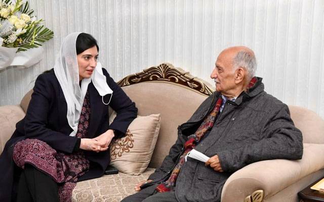 آصفہ بھٹو زرداری کی پارٹی کے سینئر رہنما بشیر ریاض کی رہائش گاہ آمد