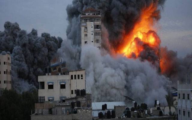 اسرائیلی فوج نے امداد ملنے کے منتظر فلسطینیوں پر بھی گولے برسادیے