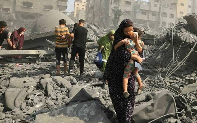 غزہ میں اسرائیلی حملےجاری، مزید 165 فلسطینی شہید،290 زخمی