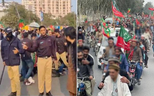 راولپنڈی؛ ریلیاں نکالنے والے پی ٹی آئی کارکنان کیخلاف مقدمات درج