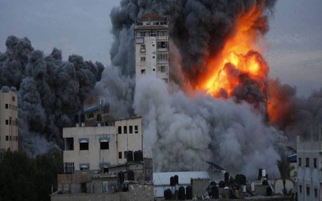 غزہ میں اسرائیلی فوج کی گولہ باری جاری، مزید 215 فلسطینی شہید