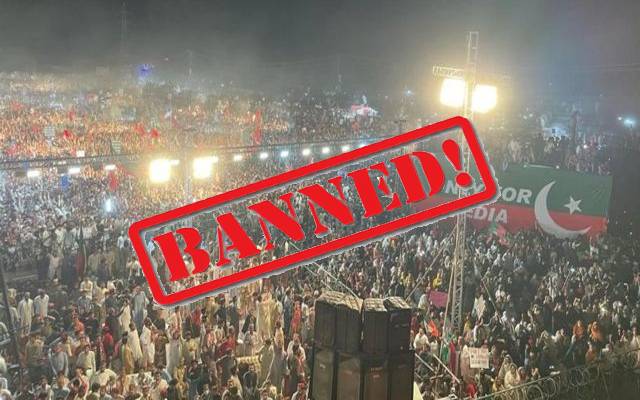  جلسوں اور انتخابی اجتماعات پر پابندی عائد