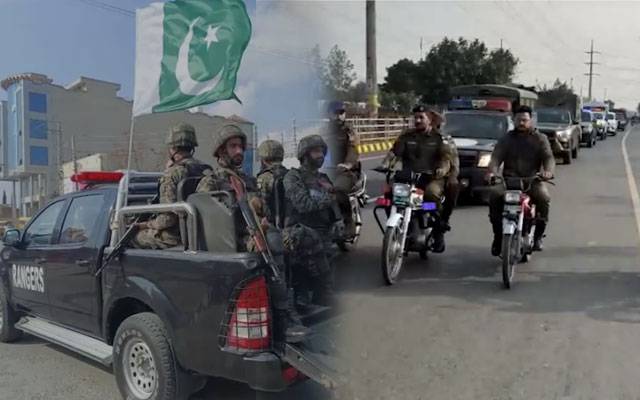 الیکشن 2024؛ پاک فوج و دیگر قانون نافذ کرنے والے اداروں کے فلیگ مارچ 