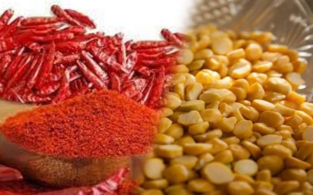  ملتان؛ غلہ منڈی میں دال چنا اور  لال مرچ مہنگی ہوگئی 