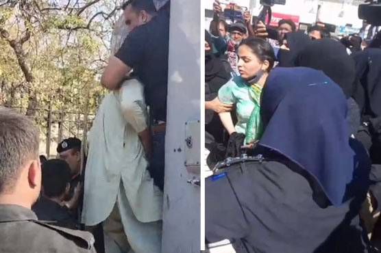 الیکشن میں مبینہ دھاندلی : سندھ اسمبلی کے باہر اپوزیشن جماعتوں کا احتجاج جاری