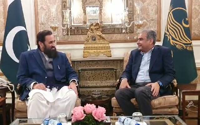 گورنر پنجاب کی محسن نقوی سے ملاقات ، نگران سیٹ اپ کی 13ماہ کی کارگردگی سے آگاہ کیا