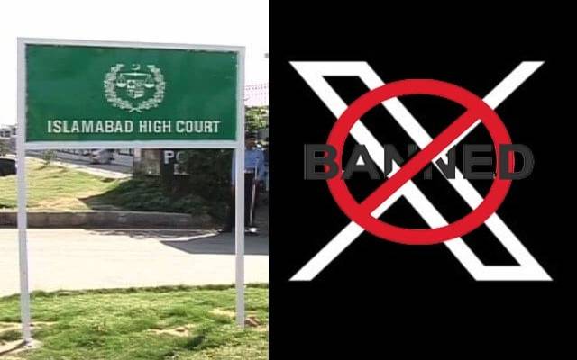اسلام آباد ہائی کورٹ نے ایکس کی بندش پر پی ٹی اے اور وزارتِ اطلاعات کو نوٹس جاری کردیا