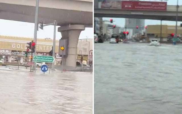 متحدہ عرب امارات: مختلف ریاستوں میں موسلا دھار بارشوں سےسیلابی صورتحال، متعدد پروازیں منسوخ ،الرٹ جاری