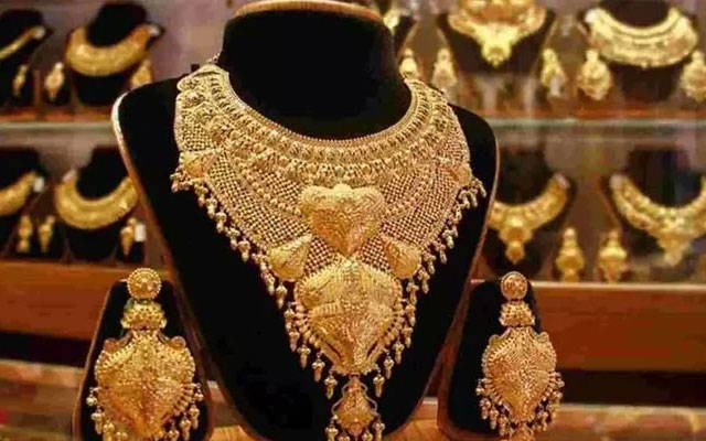 سونےکی فی تولہ قیمت میں بڑی کمی 