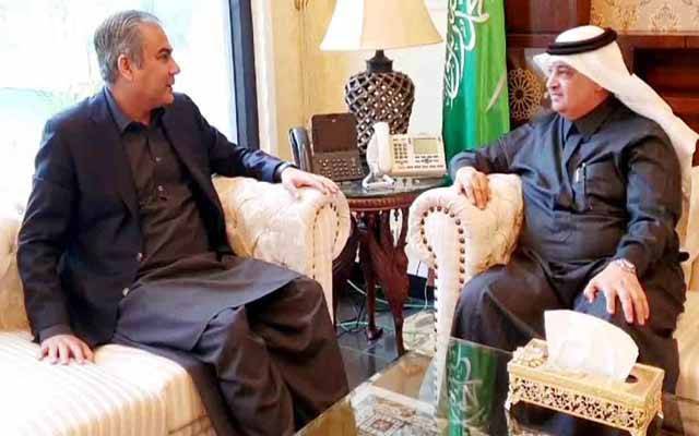 وفاقی وزیر داخلہ محسن نقوی  سے سعودی سفیر کی ملاقات، عہدہ سنبھالنے پر مبارکباد دی