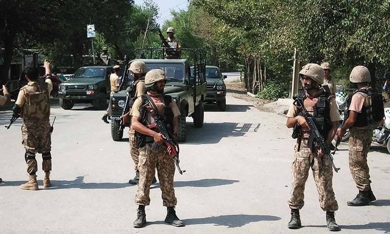  وزیرستان میں سکیورٹی چیک پوسٹ پر دہشتگردوں کا حملہ ، 5 فوجی جوان شہید 