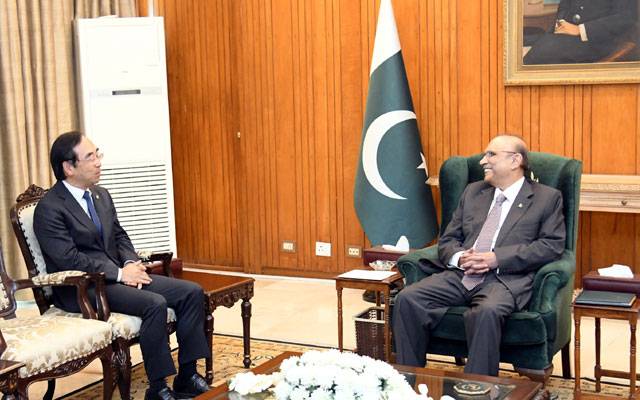 صدر مملکت کی پاکستان میں جاپان اور یمن کے سفیروں سے ملاقات، دوطرفہ تعاون بڑھانے پر زور دیا 