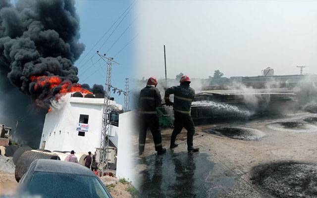  فیکٹری میں آتشزدگی، لاکھوں روپے مالیت کا فوم جل گیا