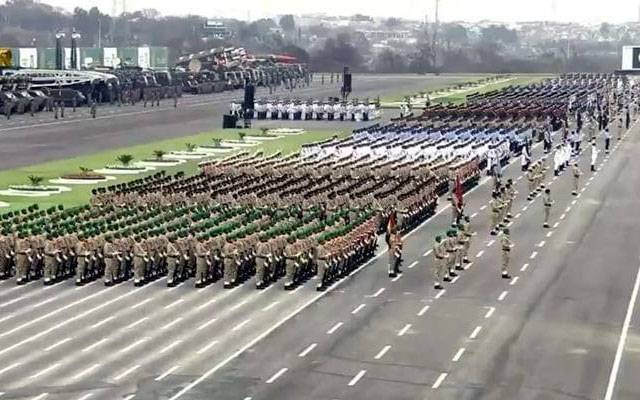  یوم پاکستان پر تینوں مسلح افواج کی مشترکہ پریڈ کل ہو گی