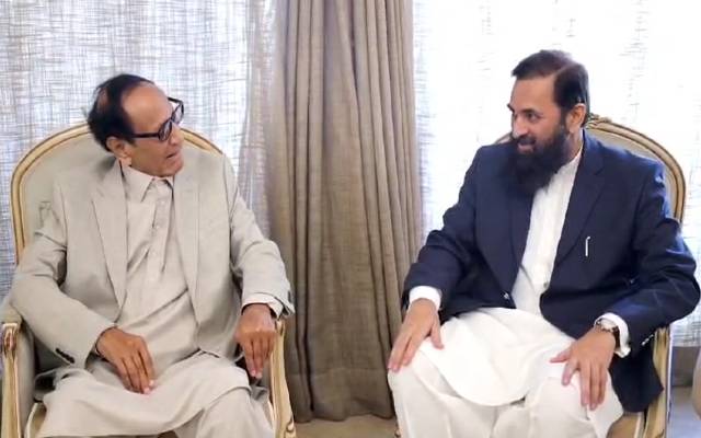 گورنر پنجاب کی چوہدری شجاعت کی رہائش گاہ پر آمد
