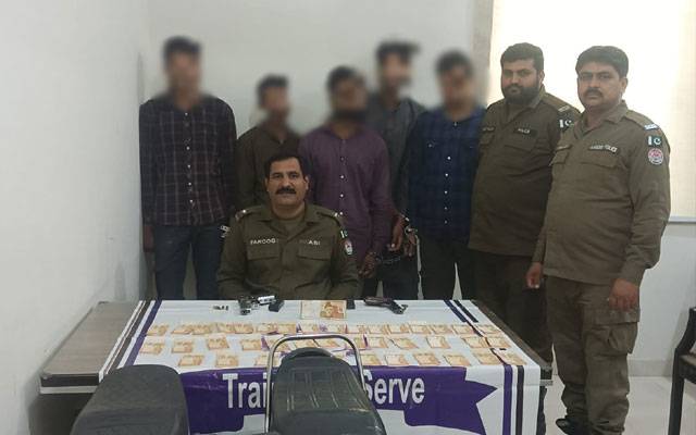  ڈیلیوری بوائز سے واردات کرنے والا 5 رکنی ڈکیت گینگ گرفتار 