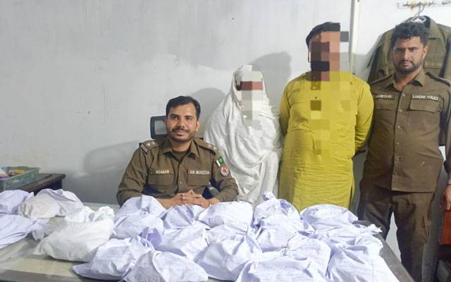 پشاور سے لاہور منشیات سپلائی کرنے والے میاں بیوی گرفتار