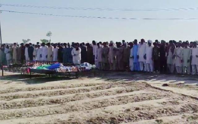  ٹوبہ ٹیک سنگھ : جاں بحق ہونے والے چار بچوں کی نماز جنازہ ادا کر دی گئی