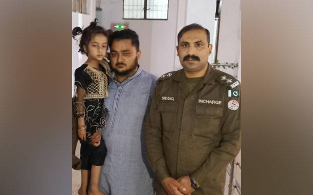 داتا دربار سے اغواء ہونے والی 5سالہ بچی 12گھنٹوں بعد گوجرانوالہ سے بازیاب