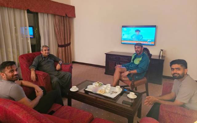 چیئرمین پی سی بی کی کپتان بابراعظم سمیت دیگر کھلاڑیوں سے ملاقات
