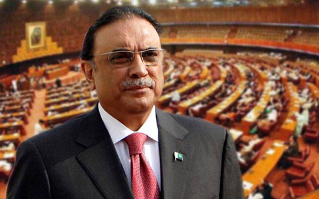 صدر مملکت آصف علی زرداری پارلیمنٹ کے مشترکہ اجلاس سے آج خطاب کریں گے