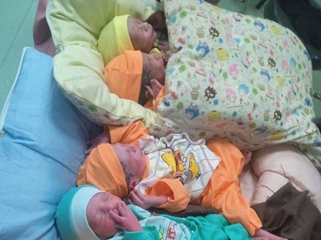 راولپنڈی میں خاتون کے ہاں بیک وقت 6 بچوں کی پیدائش 