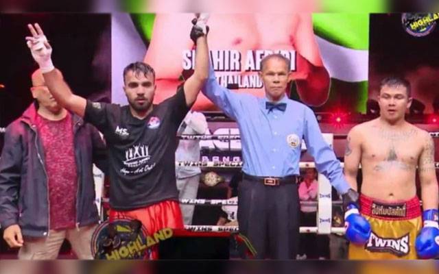 Shaheer Afridi, Thai Boxer, Knock Out Fight, World Boxing Association, World Boxing Counsel, Asian Boxing Federation, City42 