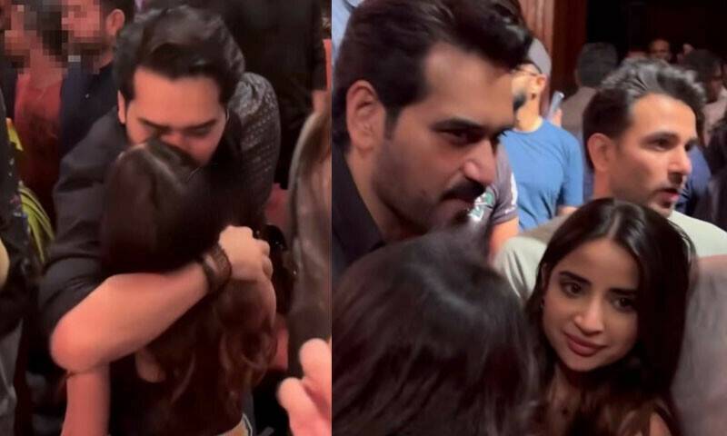 ہمایوں سعید کی معروف اداکارہ صبور علی سے بے تکلفی ،ویڈیو وائرل