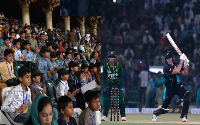 بے سہارا بچوں کا پہلی مرتبہ  قذافی اسٹیڈیم میں میچ دکھانے پر محسن نقوی کا شکریہ