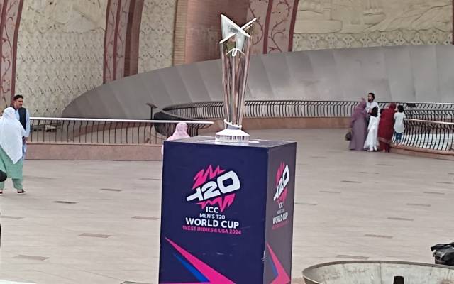 ٹی ٹوینٹی ورلڈ کپ ٹرافی کی رونمائی کل لاہور میں ہوگی