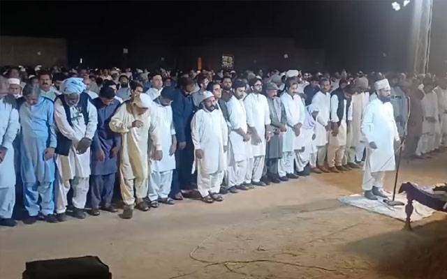  مرکزی رہنما مسلم لیگ ن افضل حسین تارڑ کی نماز جنازہ ادا 