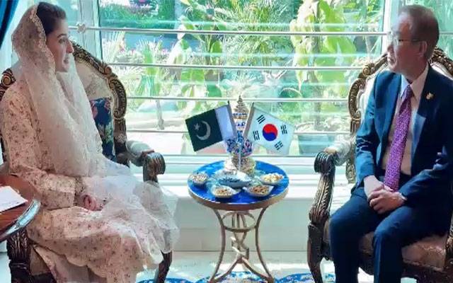  مریم نوازسےکورین سفیرکی ملاقات،دوطرفہ تعاون کے فروغ پرتبادلہ خیال