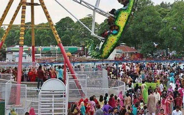  عید کا تیسرہ روز ؛ شہریوں کی بڑی تعدادنے پارکوں کارُخ کرلیا 
